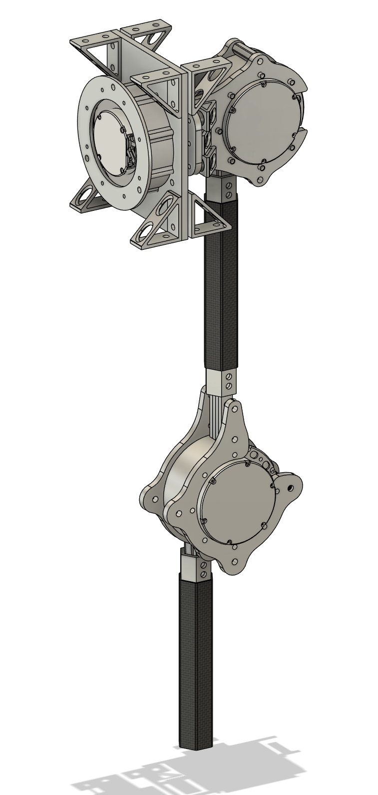 Quadruped robot leg design image