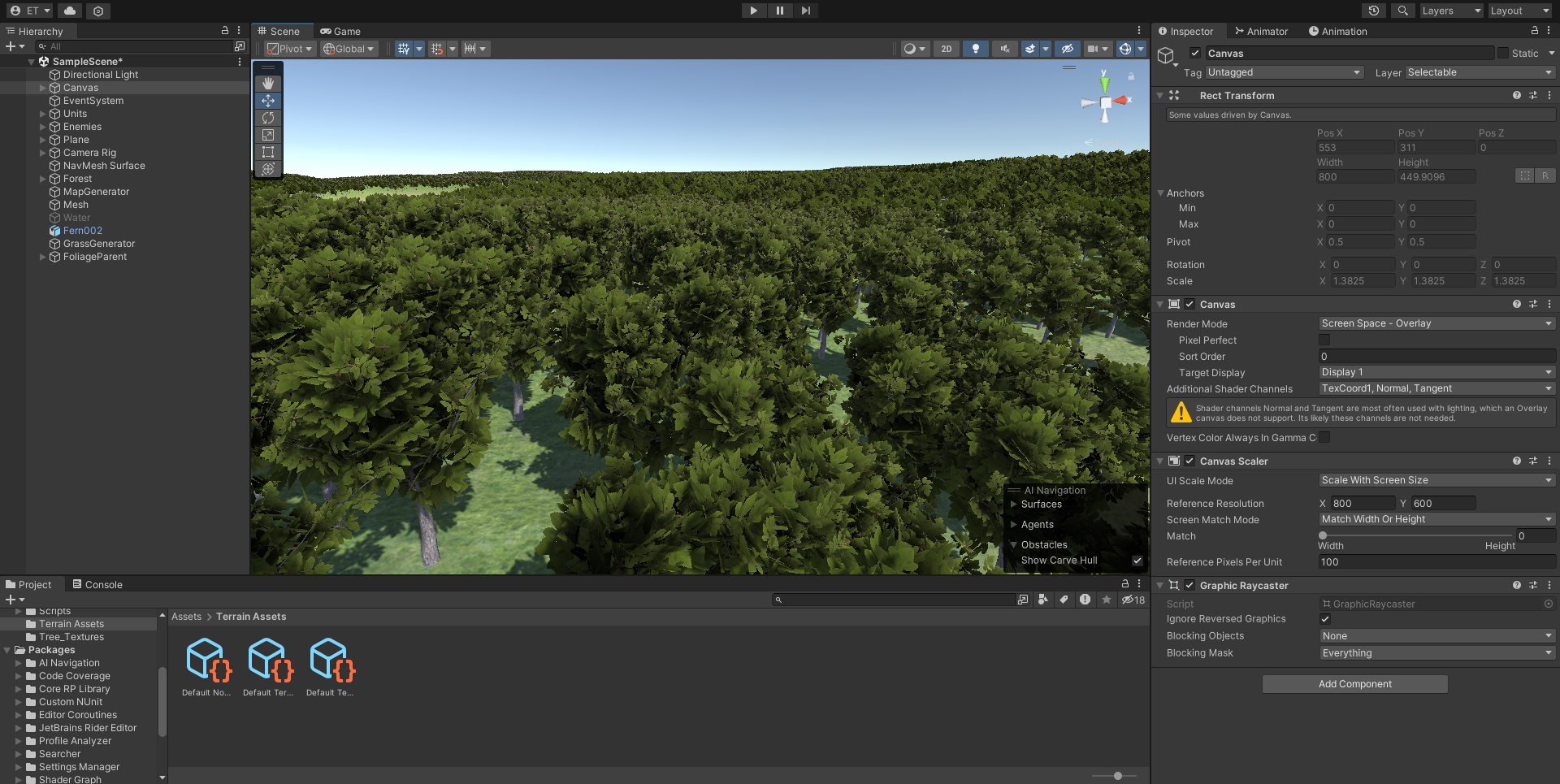 Terrain screenshot one